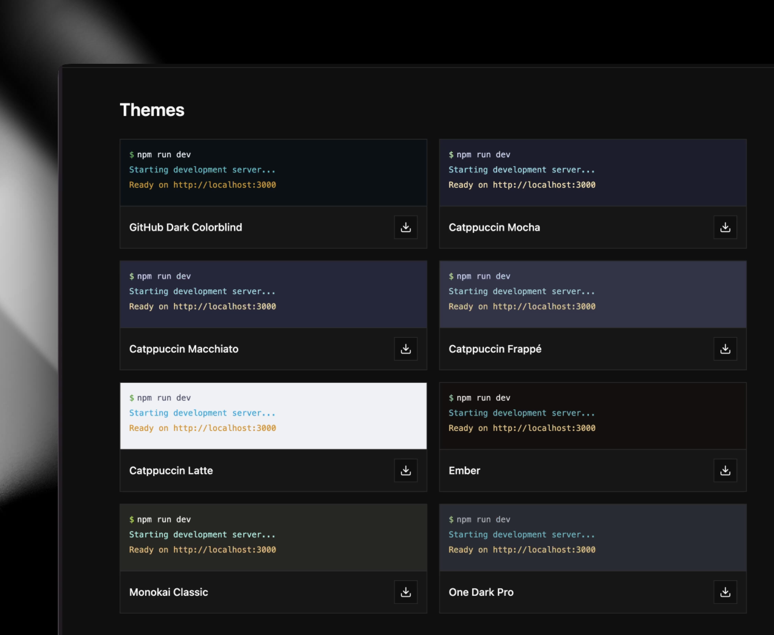 Theme Marketplace