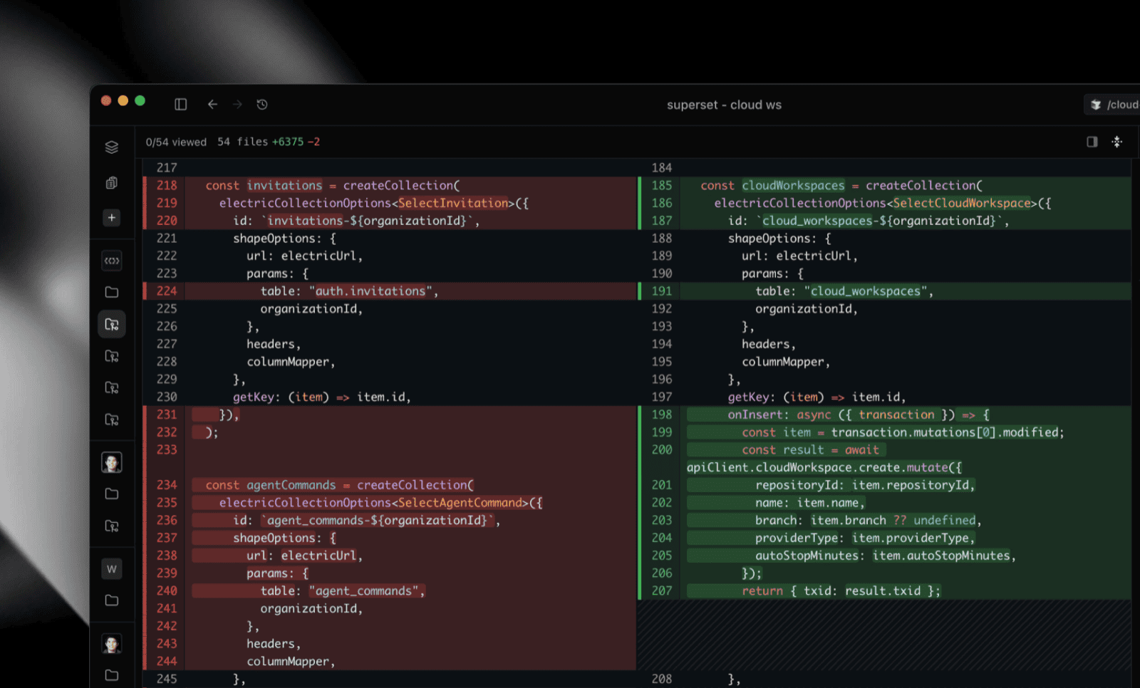 New Diff view, early Chat GUI preview, and powerful preset settings
